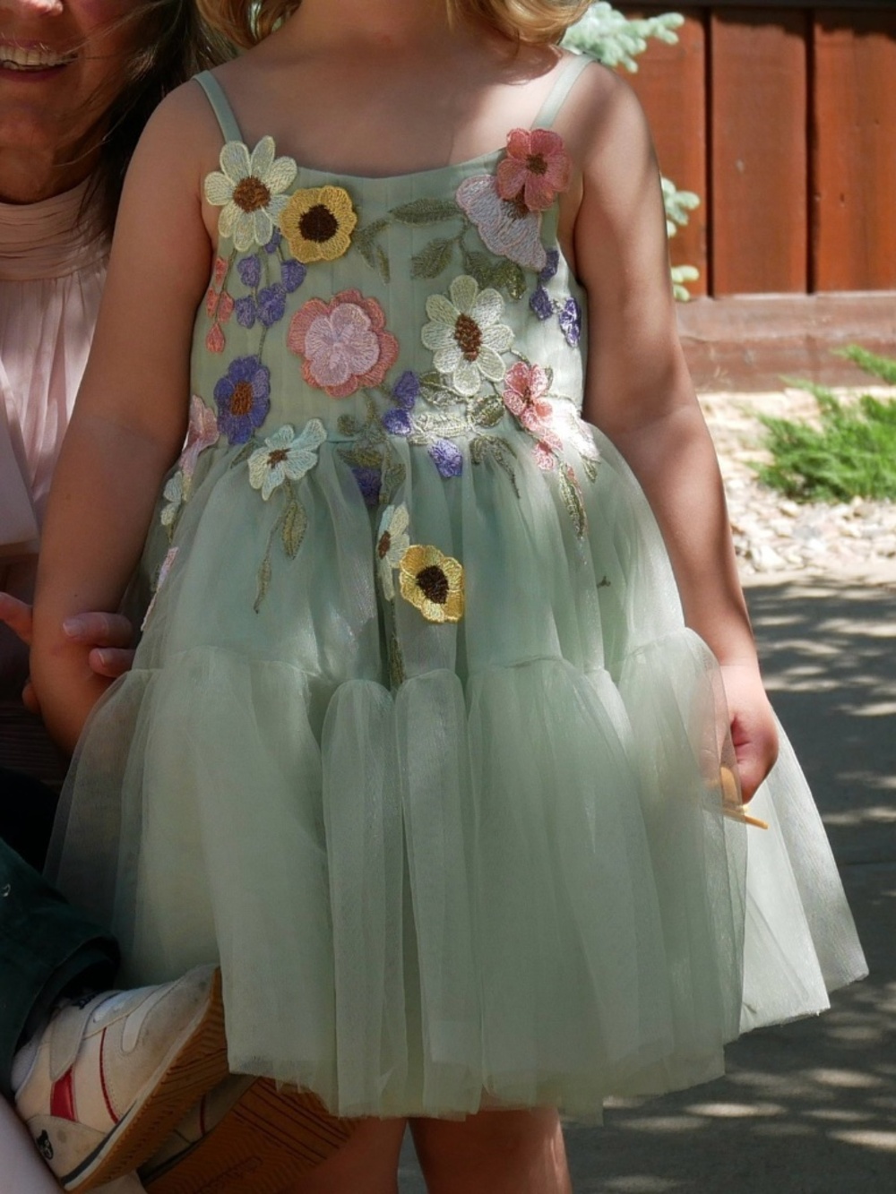 Green Tulle Flower Girl Dress Toddler Size 4